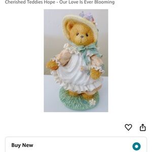 Cherished Teddies “Our Love Is Ever-Blooming” Hope 1994 figurine # 103764  bear